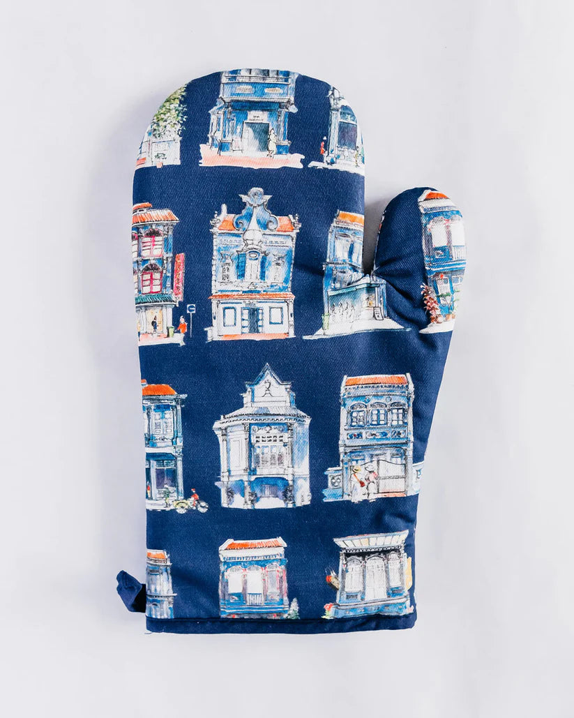 Singapore Themed Oven Mitts