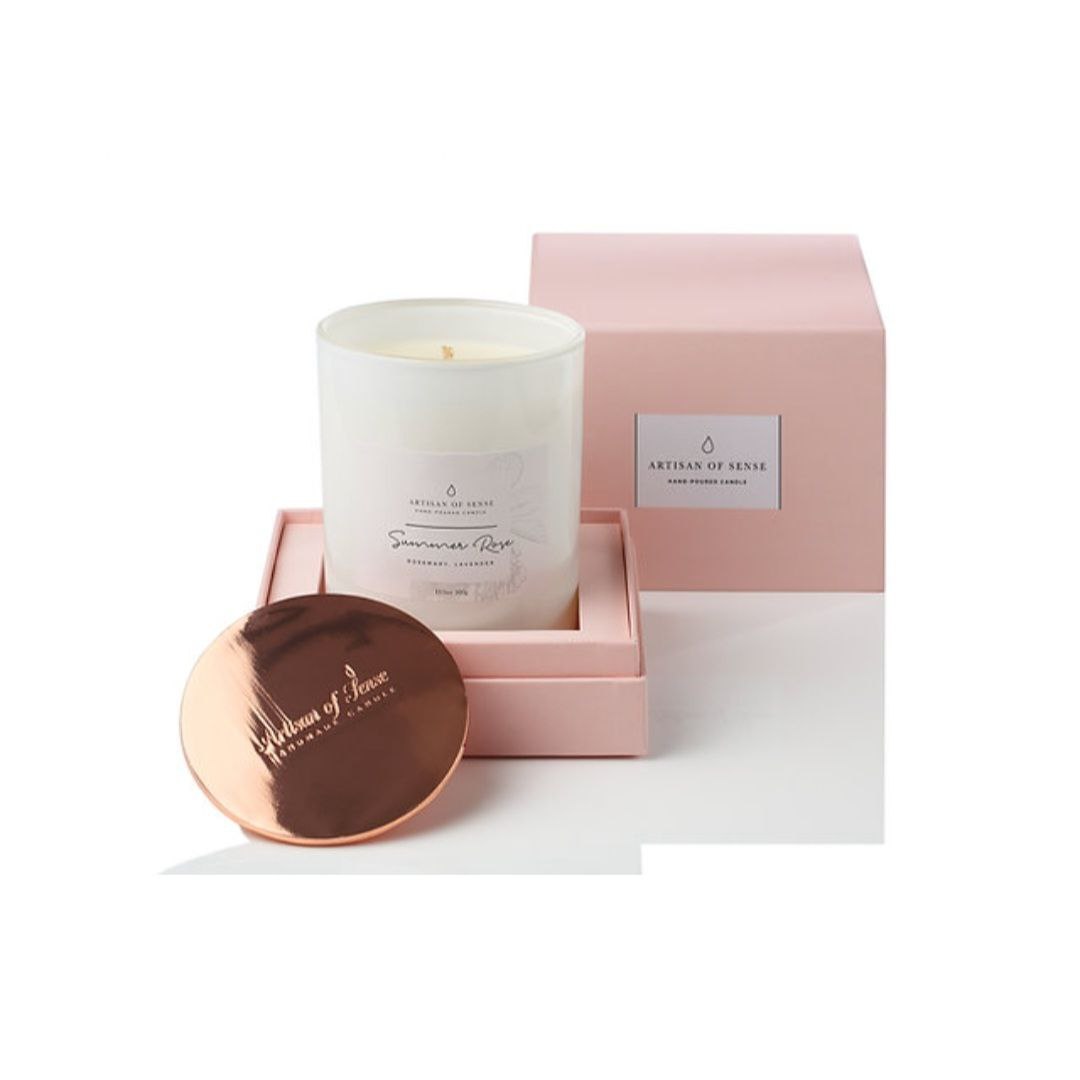 Oud, Rose & Amber Soy Candle