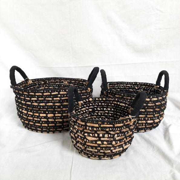 DALINA Banana Weaved Multifunctional Storage Basket