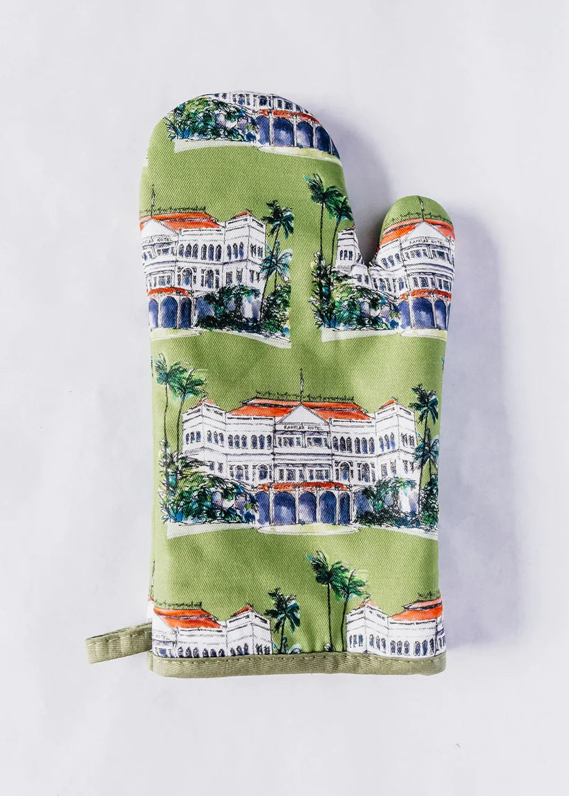 Singapore Themed Oven Mitts