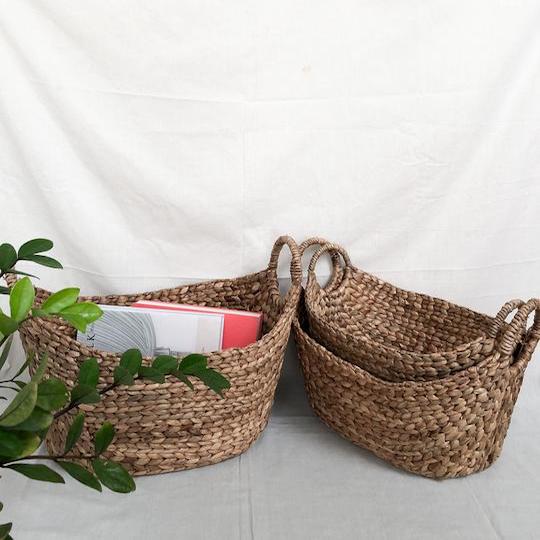 RAIYA Seagrass Multifunctional Storage Basket