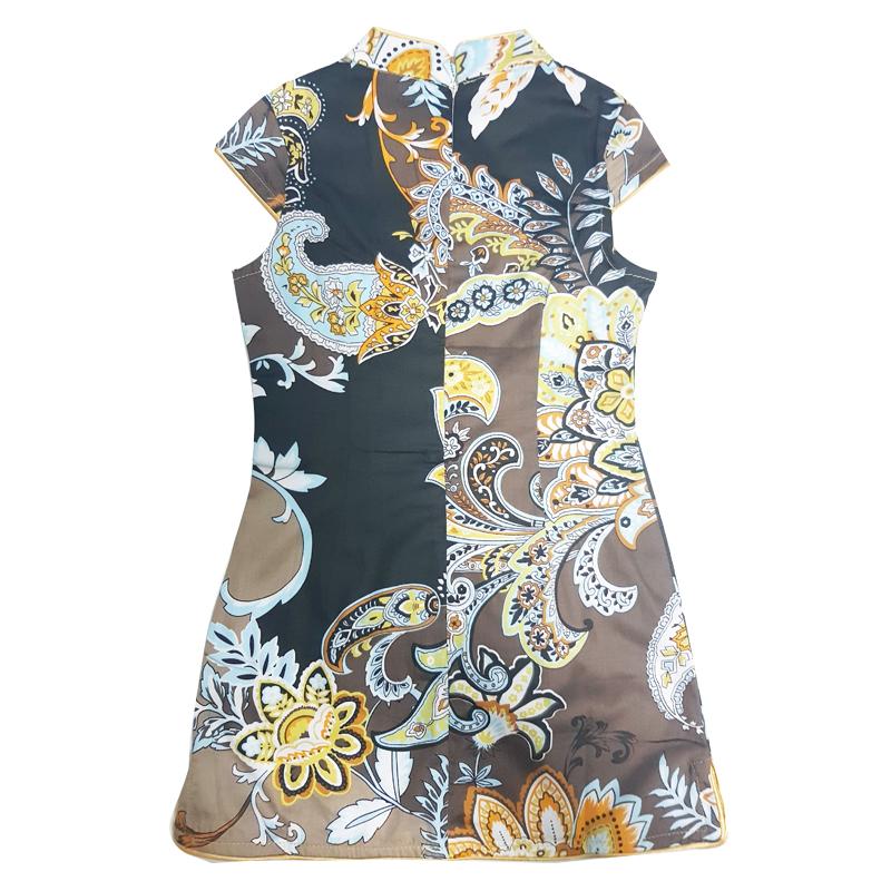 YM-20 FLORA PRINT KIDS CHEONGSAM